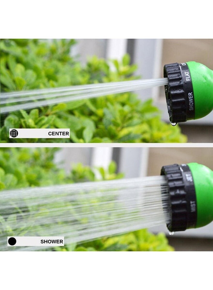 انبوب ماء مرن أخضر للحديقة والسيارة 150 قدم.