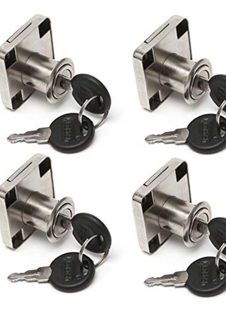 APAC 4 Pcs Cabinet Lock Key Drawer Desk Lock