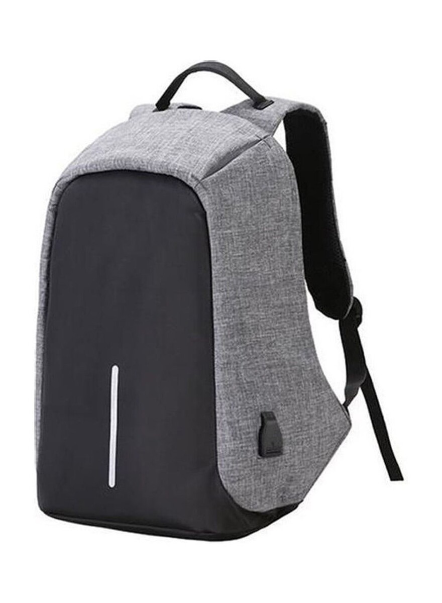 Generic Antitheft Travel Backpack Capacity Waterproof Nylon Laptop Bag Usb Charging 15.6inch Grey
