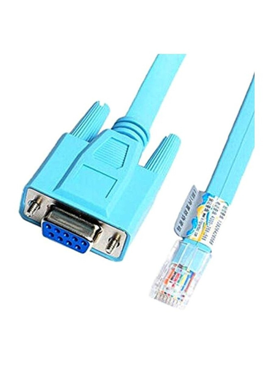 Generic RJ45 To RS232 DB9 Cable Converter Blue | Sharjah Co-operative ...