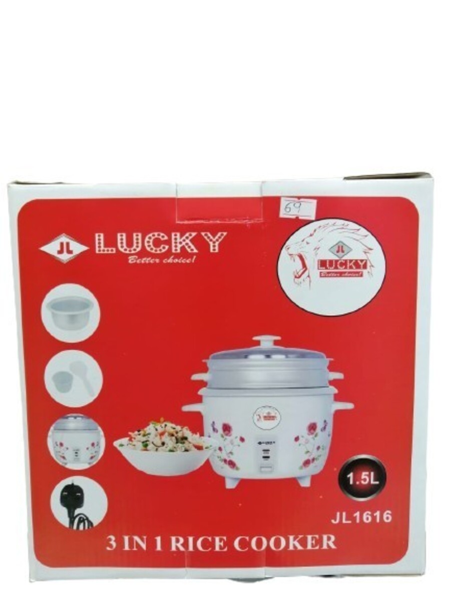 LUCKY 3 IN 1 RICE COOKER 1 5L | Sharjah Co-operative Society