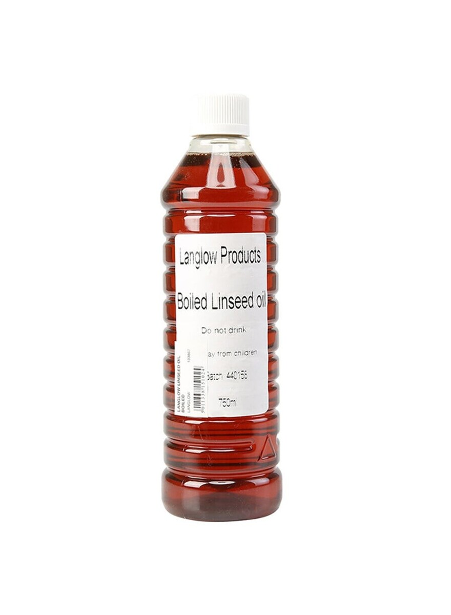 Langlow Boiled Linseed Oil Red 750ml | Sharjah Co-operative Society
