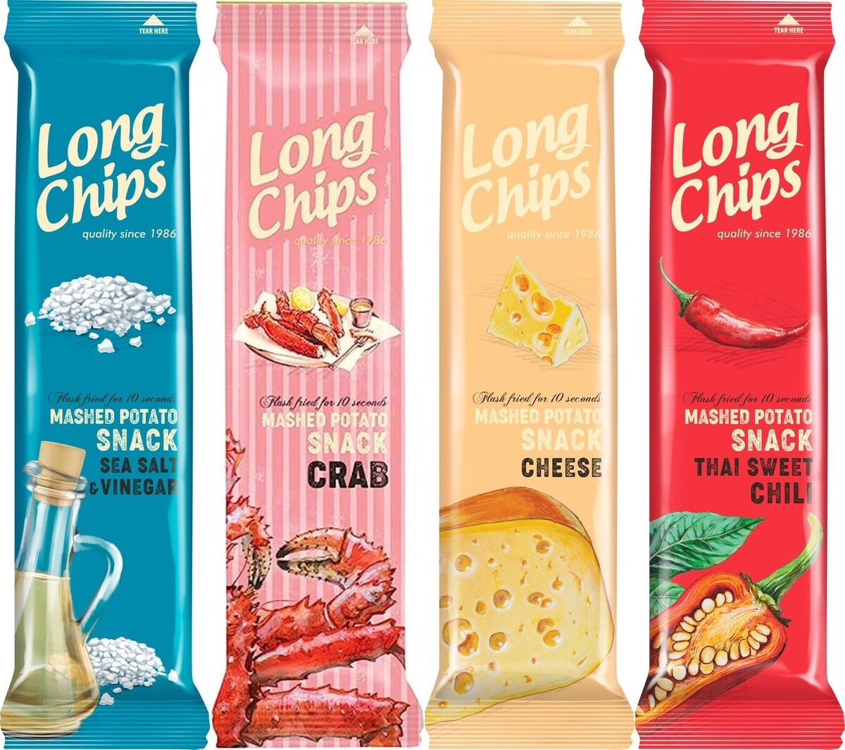 Long Chips Long chips Mix flavor 1x bundle 4 asstd flavors | Sharjah Co ...