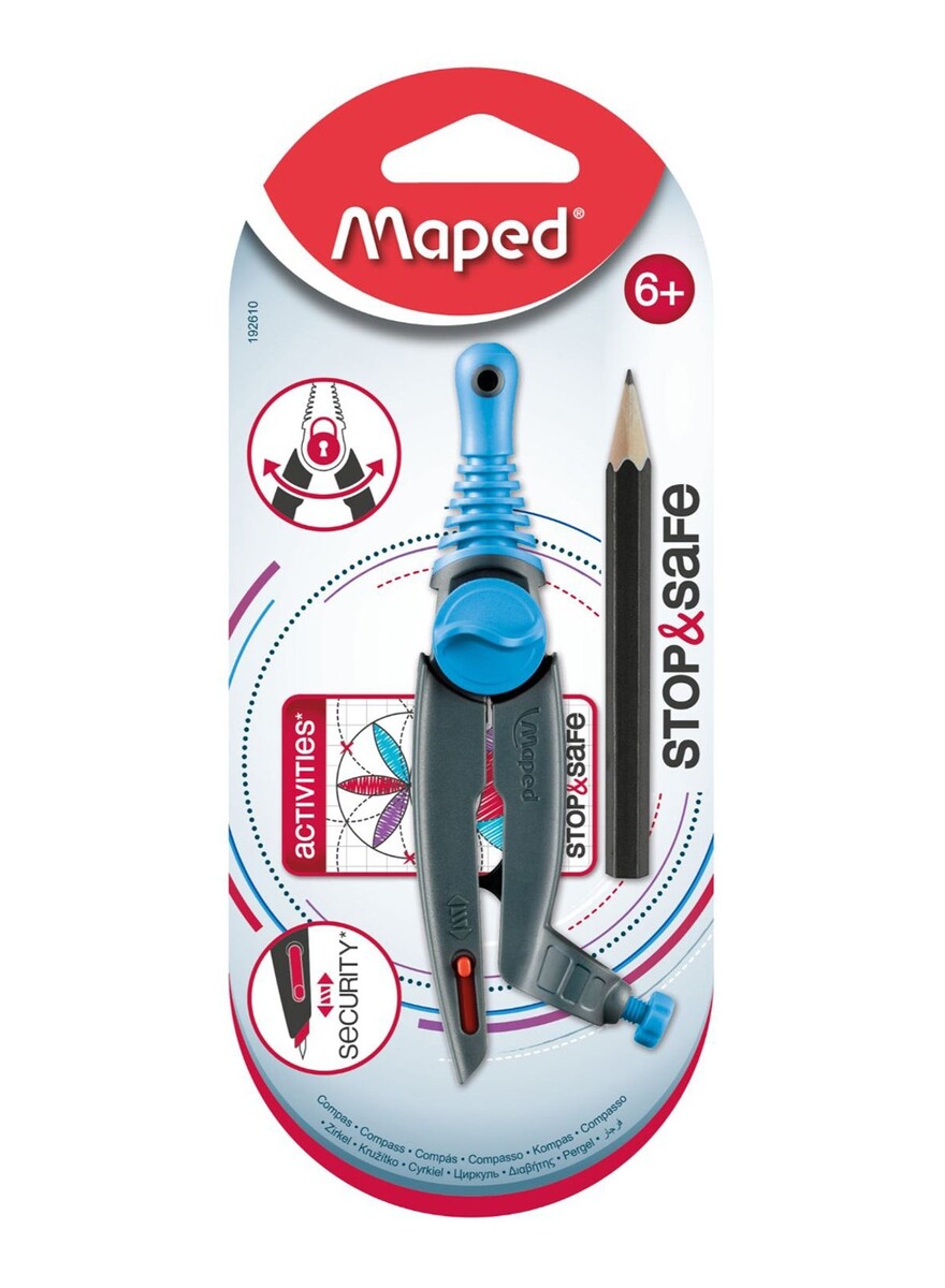 Maped Spring Compass Maped Universal Compass With Pencil Multicolour | Sharjah Co-operative ...