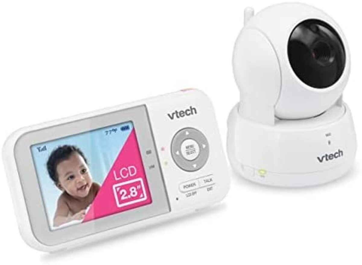 VTech VM818HD Video Monitor, 5-inch 720p HD Display, Night Light,  110-degree Wide-Angle True-Color DayVision, HD No Glare NightVision,  Best-in-Class