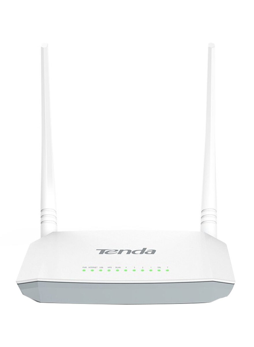 Tenda 4-Port Wireless ADSL2 Modem Router White | Sharjah Co-operative ...