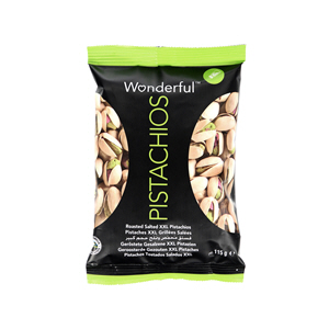 Wonderful Roasted Salted Xxl Pistachios 115 g