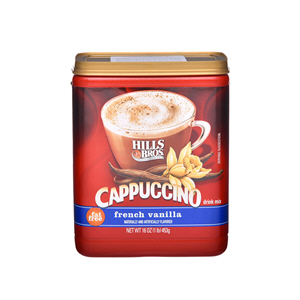 Hills Bros French Vanilla Cappuccino fat free 453gm