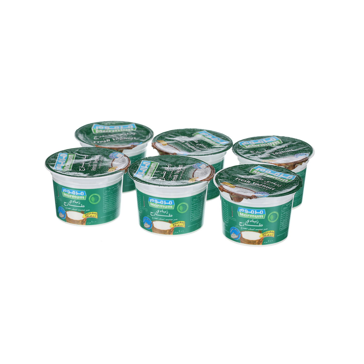 Marmum Fresh Yoghurt Full Cream 100 g × 6 Pack