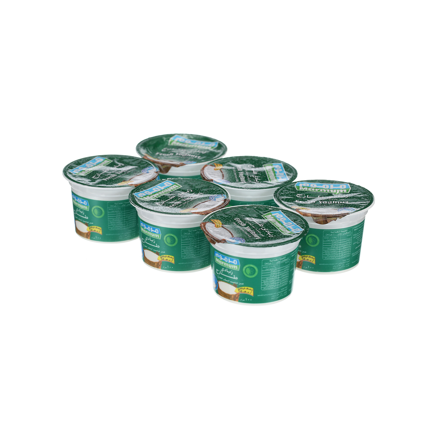 Marmum Fresh Yoghurt Full Cream 100 g × 6 Pack