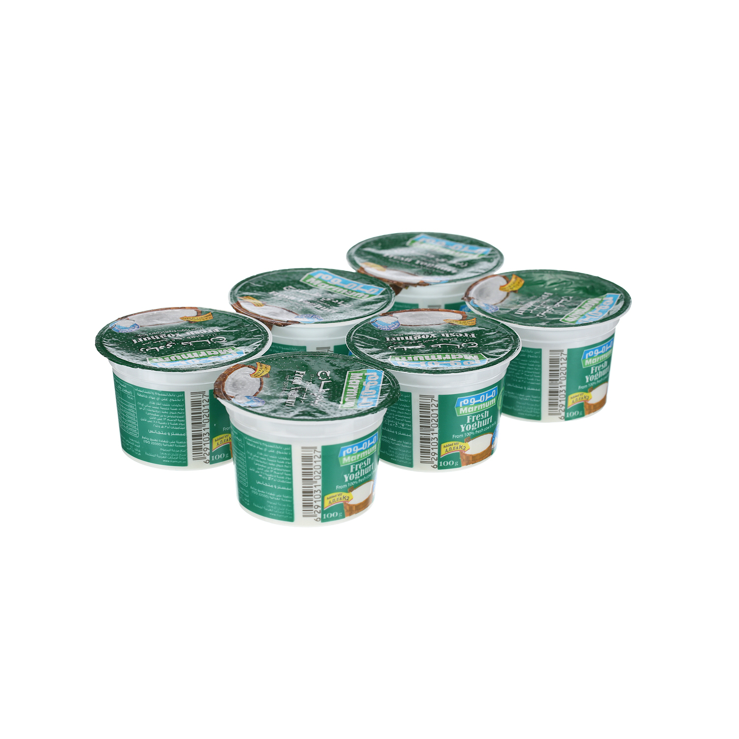 Marmum Fresh Yoghurt Full Cream 100 g × 6 Pack