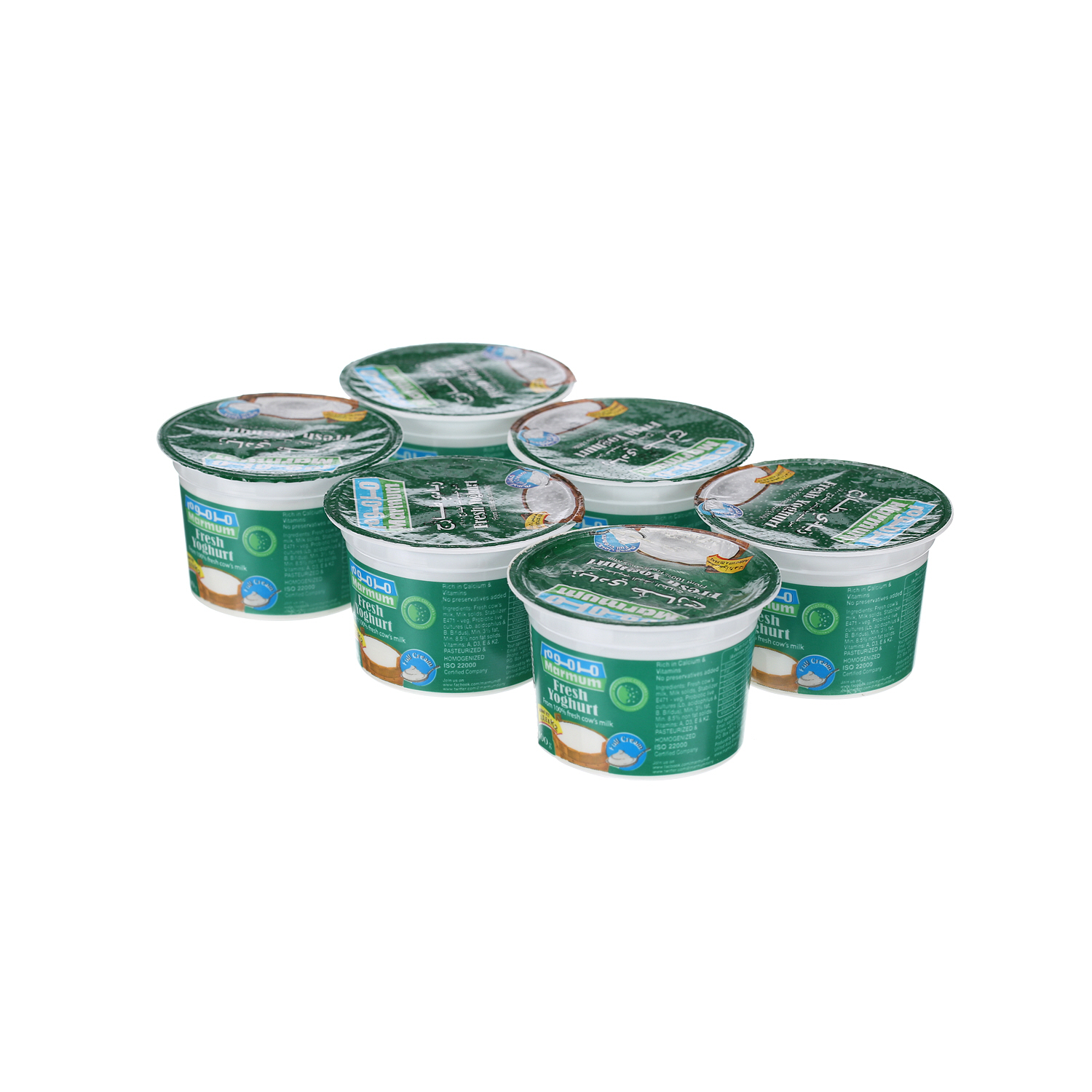 Marmum Fresh Yoghurt Full Cream 100 g × 6 Pack