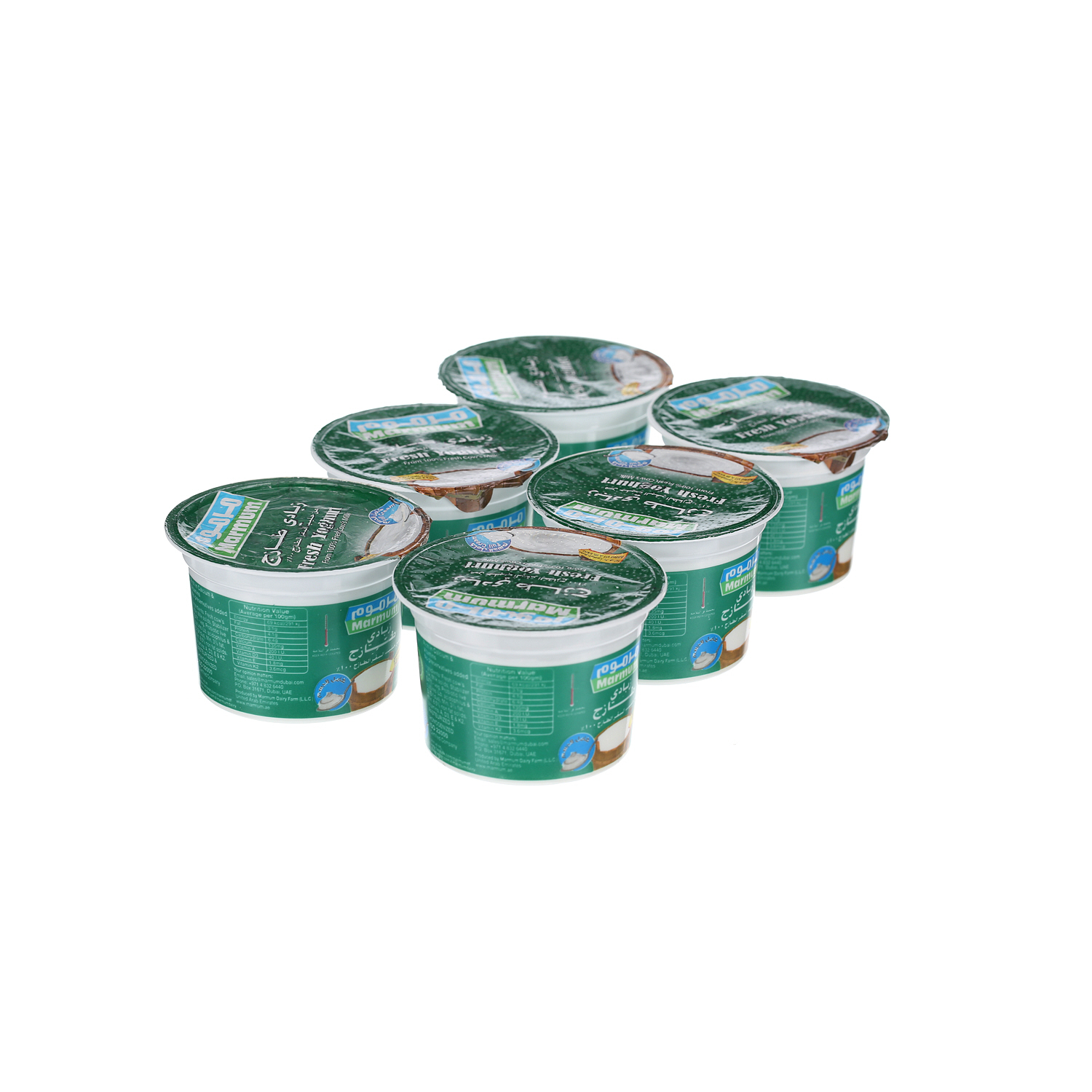 Marmum Fresh Yoghurt Full Cream 100 g × 6 Pack