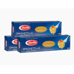 Barilla Spaghetti No.5 500gm × 3PCS