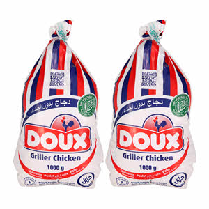 Doux Frozen Griller Chicken 1000 g × 2 Pieces