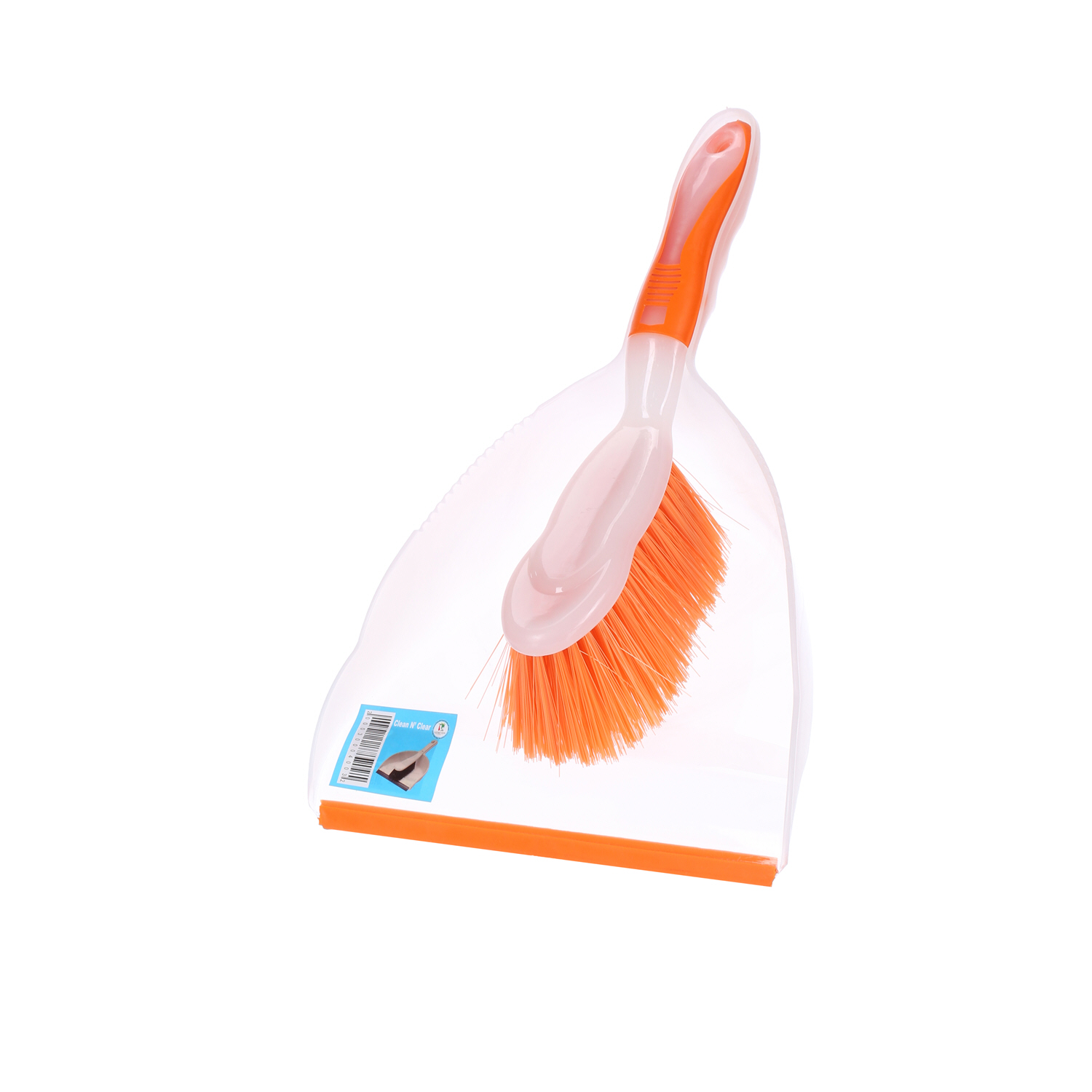 Clean & Clear Dust Pan with Brush