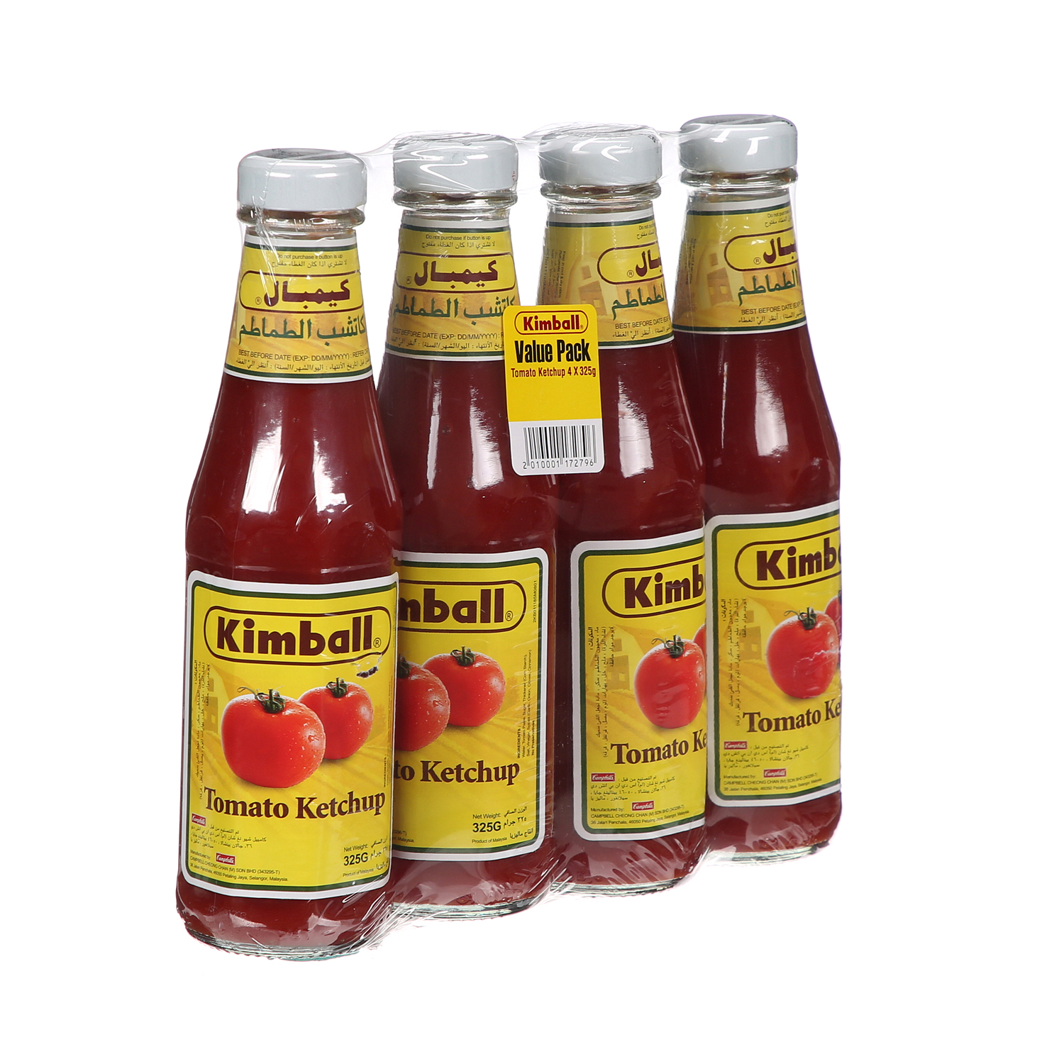 Kimball Tomato Ketchup 4X325Gm