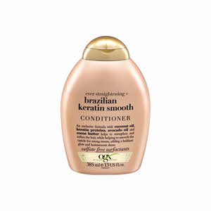 Ogx Conditioner Ever Straightening+ Brazilian Keratin Smooth New Gentle & and Ph Balanced Formula 385 ml