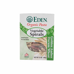 Eden Organic Vegetable Spirals 340gm