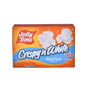 Jolly Time White Microwave Pop Corn Natural Flavor 298 g