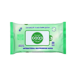 Sharjah Coop Anti Bacterial Wipes 20 Wipes