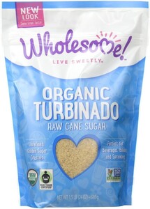 Wholesome Raw Cane Turbinado Sugar 680 g