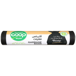 Sharjah Coop Wave Top Black Garbage Bag 105 × 125 cm