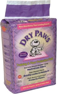 MW Dry Paws Small Pads 30/Bags