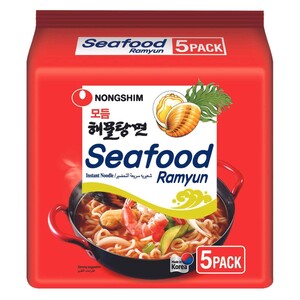 Nongshim Seafood Ramyun Instant Noodles 125 g Pack of 5