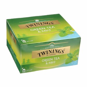 Twinings Goldline Grn Tea+Mint 50S