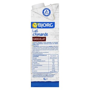 Bjorg Chocolate Almond Milk 1 L