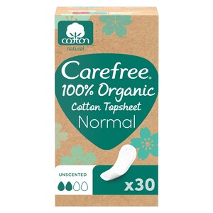 Carefree Organic Cotton Normal 30 Pieces