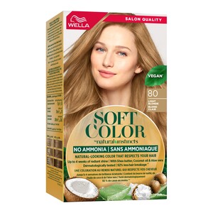 Wella Soft Color Natural Instincts Hair Color 8/0 Light Blonde