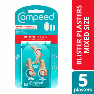 Mixed Size Blister Plasters 5 pieces