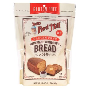 Bob's Red Mill Gluten Free Homemade Wonderful Bread Mix 453 g