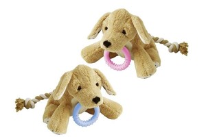 Basti Puppy Toy With Blue Rosa Teeth