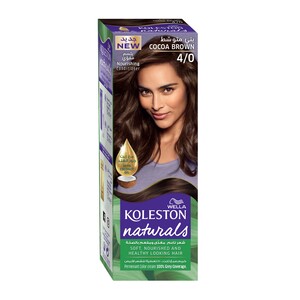 Wella Koleston Naturals Hair Color 4/0 Cocoa Brown