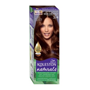 Wella Koleston Naturals Hair Color 3/4 Dark Chestnut