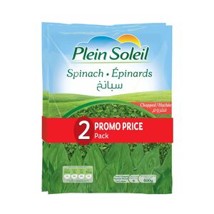 Plein Soleil Chopped Spinach 2x400 g Plein Soleil Chopped Spinach 2x400 g