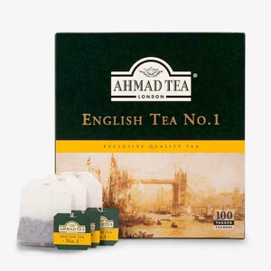 أحمد تي شاي إنجليزي رقم 1 كيس شاي، 100 كيس