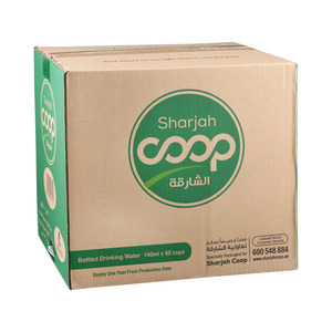 Sharjah CO-OP Natural Water 60X140 ml