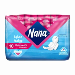 Nana Maxi Normal Wings 10 Pack