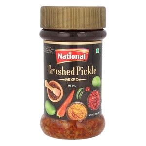 National Crushed Pickle Mixed in Oil 750 g