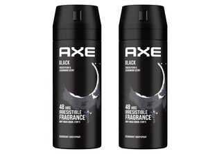 Axe Black McQueen Deodorant 2 x 150 ml