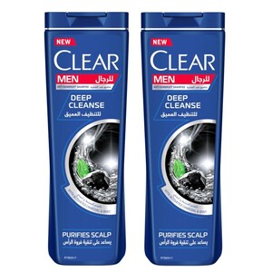 Clear Shampoo Deep Cleansing & Itch Guard Formula 2 x 350 ml
