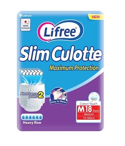 Lifree Adult Culotte Medium 18 Pieces