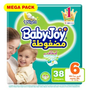 Baby Joy Giant Pack Diaper Jnrxxl 38Pc Baby Joy Giant Pack Diaper Jnrxxl 38Pc