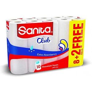 Sanita Sanita Club Kitchen Paper 12 Rolls Sanita Sanita Club Kitchen Paper 12 Rolls