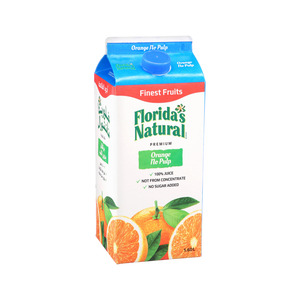 عصير فلوريدا الطبيعي بدون لب البرتقال 1.6 لتر