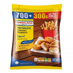 Americana Temp Chikn Nuget700G+300G Free Americana Temp Chikn Nuget700G+300G Free